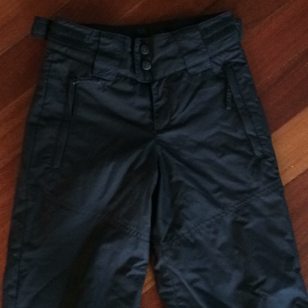Columbia Omni Shield Ski Snowboard Pants Black 7 8